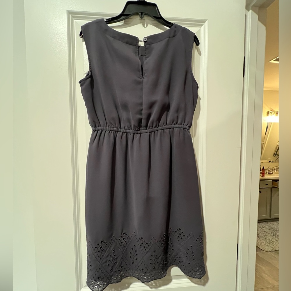 Loft Outlet XSP eyelet violet dress. I think I only wore one time.